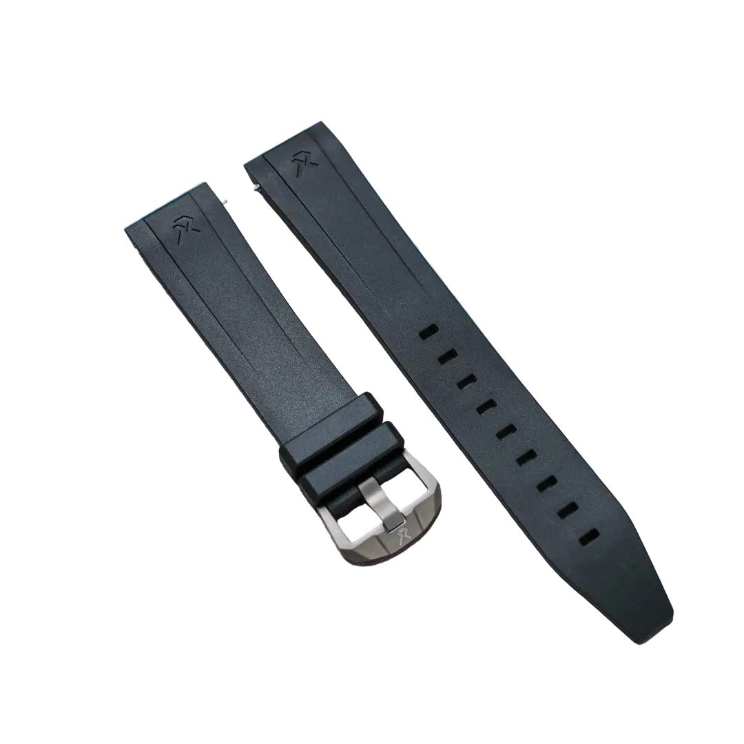 RZE - HexaFlex 2.0 Rubber Strap - Carbon Black