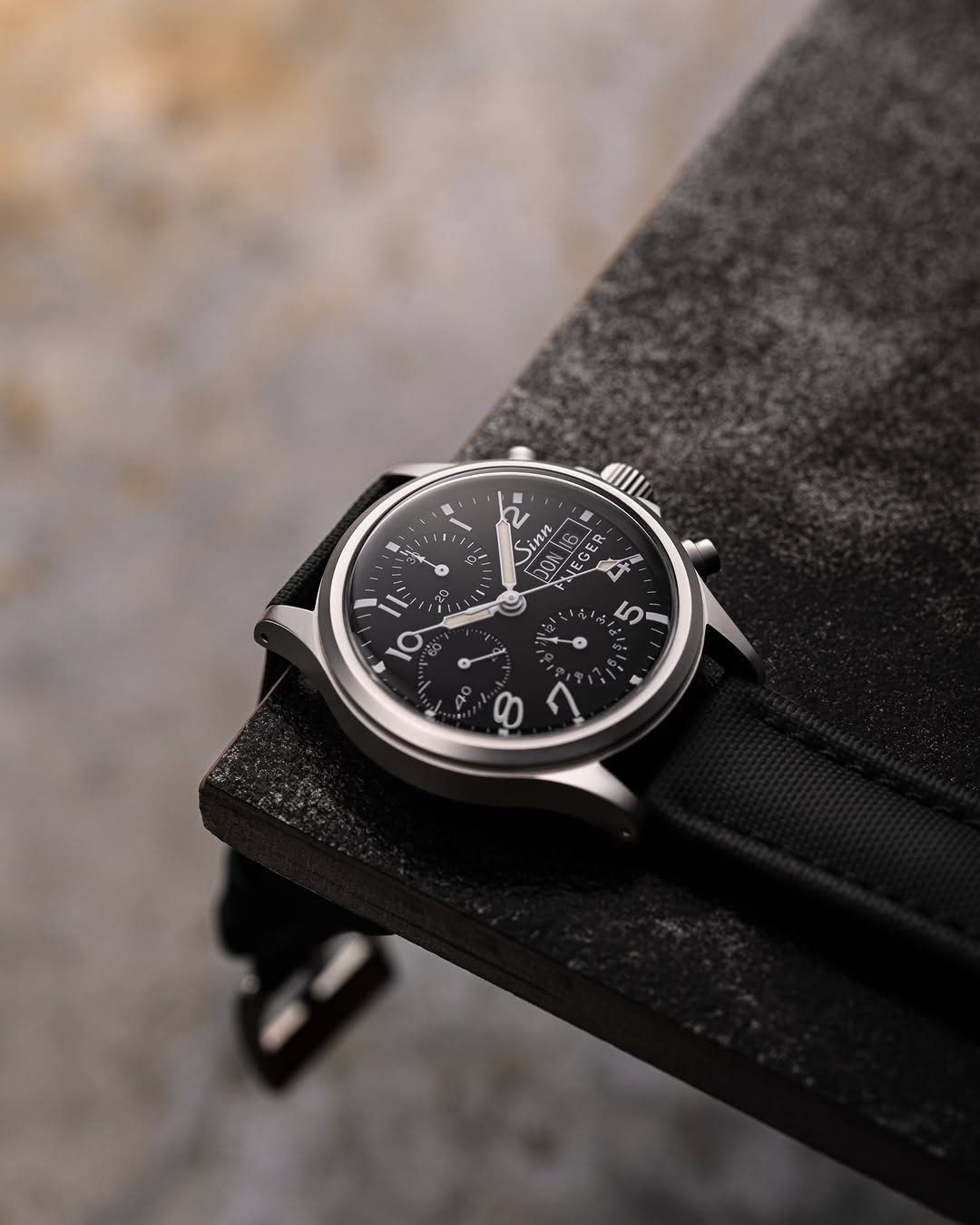 Jelsdal - Skagerak Segeltuch Uhrenarmband - Schwarz