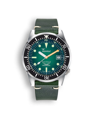 Squale - 1521 Green Ray - Leder - 1521PROFGR.PVE