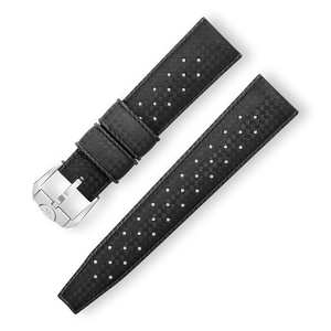 Squale - Homage Tropic Rubber Watch Strap - Black