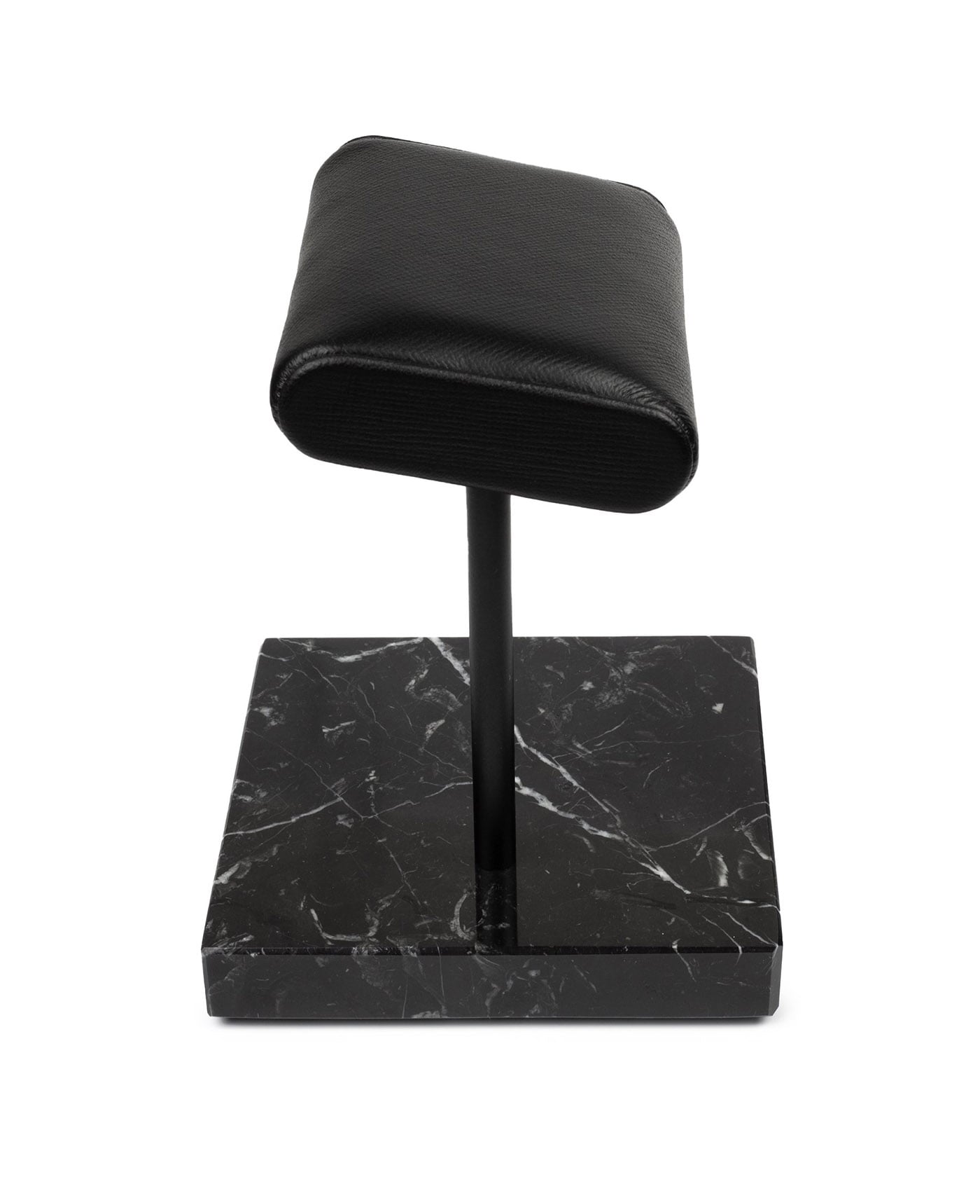 The Watch Stand - Single Stand - Black Saffiano3-min