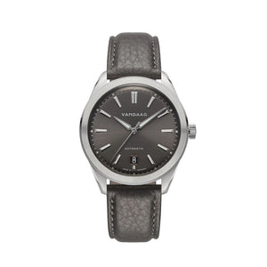 Vandaag - Baas - Balance - Lederarmband - Graues Datum