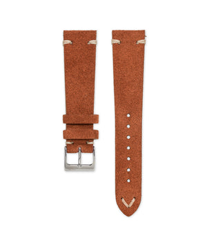 Wildleder Uhrarmband Vintage Rostbraun | WB Original