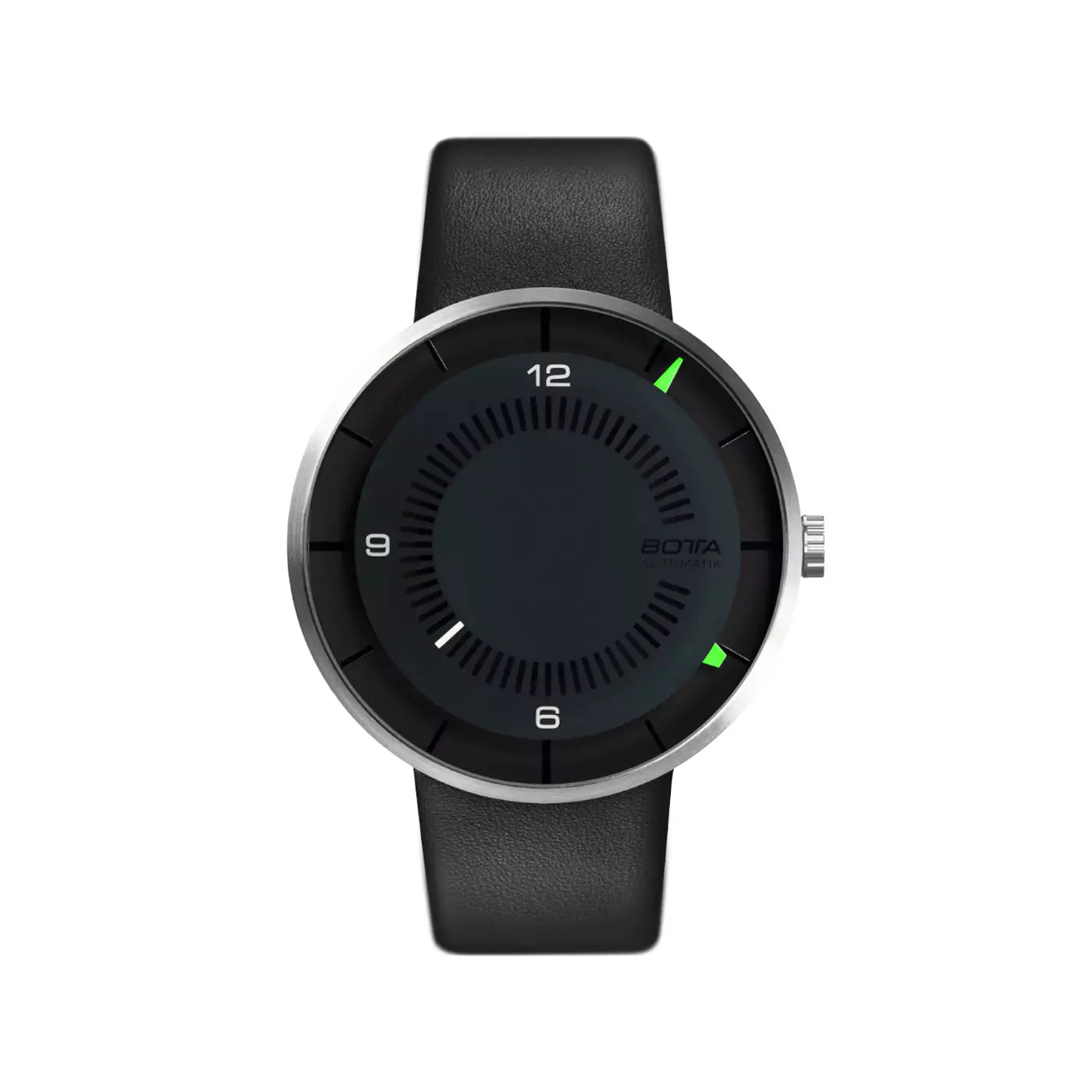 botta-clavius-automatic-titanium-green-leather