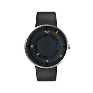 BOTTA - CLAVIUS - Automatik 44 mm - Schwarz/Orange - Lederarmband