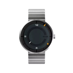 BOTTA - CLAVIUS - Automatik 44 mm - Schwarz/Orange - Edelstahlarmband