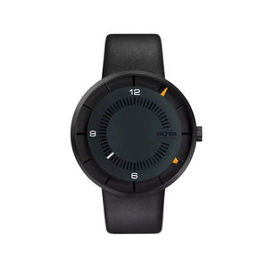 BOTTA - CLAVIUS - Automatik 44 mm PVD - Schwarz/Orange - Lederarmband