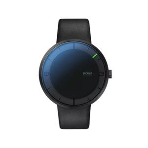 BOTTA - NOVA - Automatik 44 mm - Schwarz PVD - Lederarmband