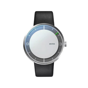 BOTTA - NOVA - Automatik 44 mm - Weiss - Lederarmband