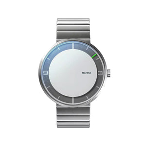 BOTTA - NOVA - Automatik 44 mm - Weiss - Edelstahlarmband