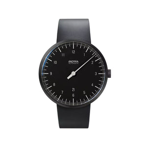 BOTTA - UNO Titan - Automatic 44 mm - Black Edition - Schwarz - Kautschukarmband