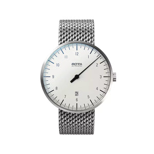 BOTTA - UNO Titan - Automatic 44 mm - Weiß - Milanese