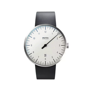BOTTA - UNO Titan - Automatic 44 mm - Weiß - Kautschukarmband