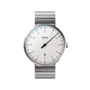 BOTTA - UNO Titan - Automatic 44 mm - Weiß - Edelstahlarmband