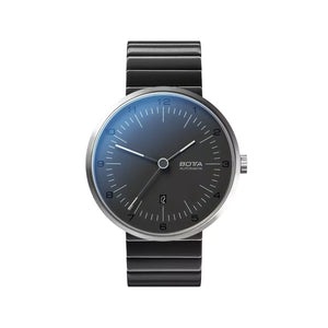 BOTTA - TRES Titan - Automatik 44 mm - Schwarz - PVD Edelstahlarmband