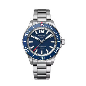 Hanhart - AQUASPHERE FreeFall Blue - 42 mm - Edelstahlarmband