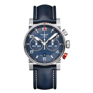 Hanhart - PRIMUS Racer - Stahlblau - 44 mm