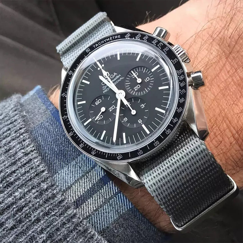 heavy-duty-single-piece-nylon-strap-grey-omega-speedmaster
