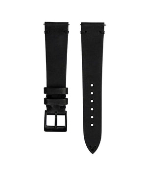 Jelsdal - Stealth Vintageleder Uhrarmband - Schwarz
