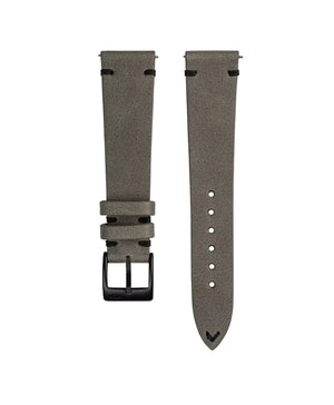 Jelsdal - Stealth Vintageleder Uhrarmband - Grau