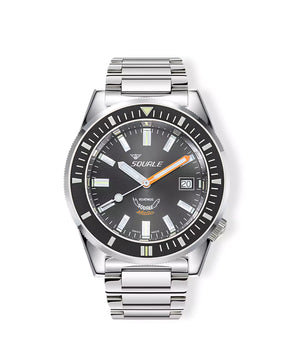 Squale - Matic - Grey - 60 ATM - Edelstahlarmband (MATICXSA.SQ22L)