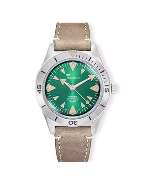 Squale - Super-Squale - Big Arrows Green - Lederarmband (SUPERSSAGR.PTO)