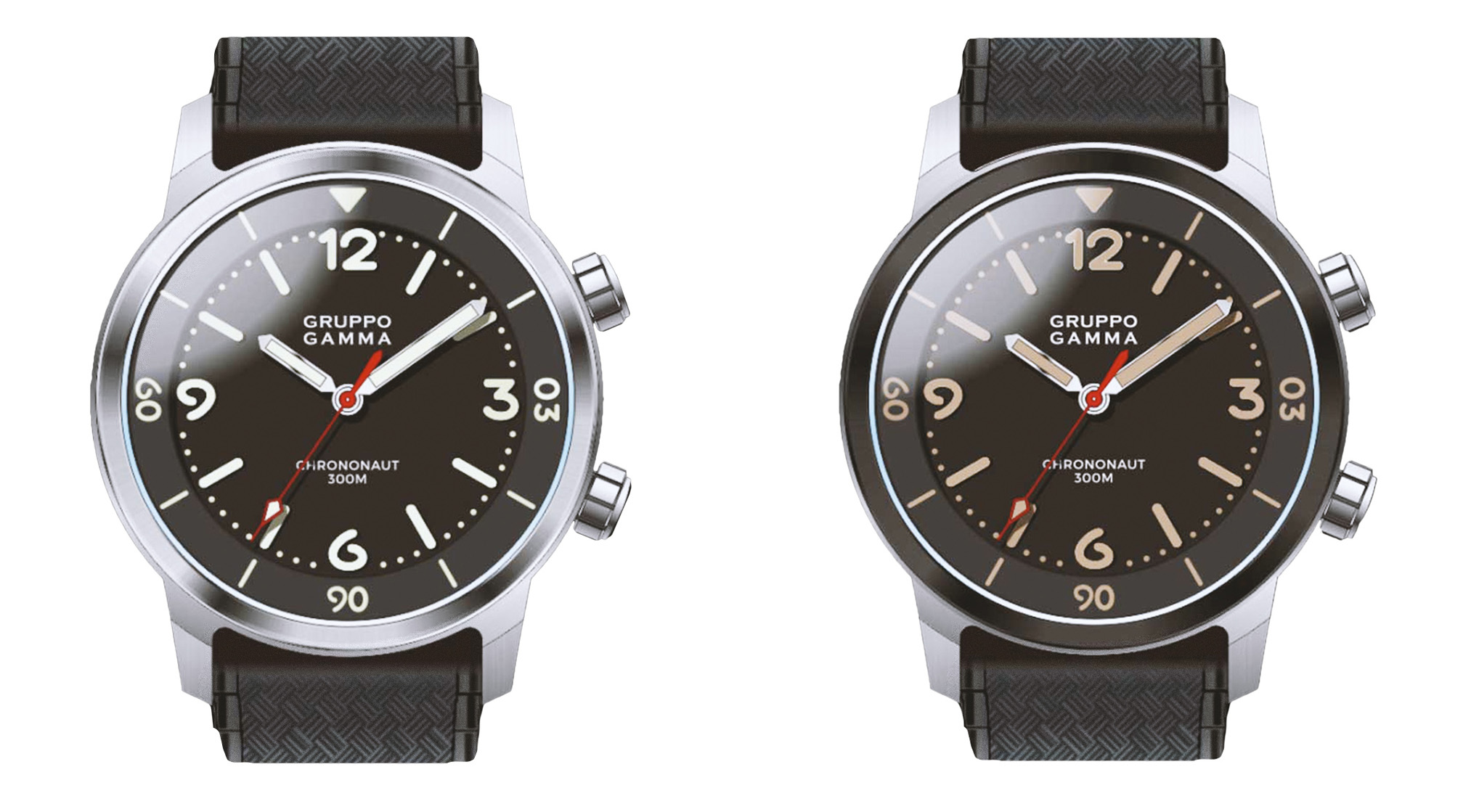 Gruppo Gamma Chrononaut Modelle c01 und c01r watchbandit