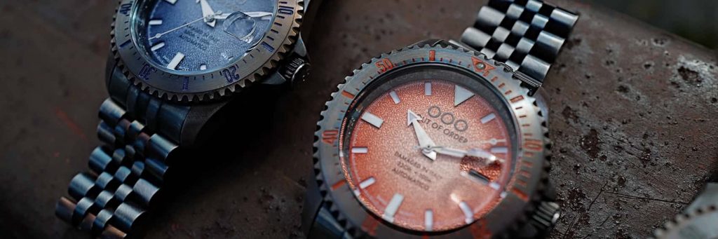 OOO Out of order watches header Automatico wristshot