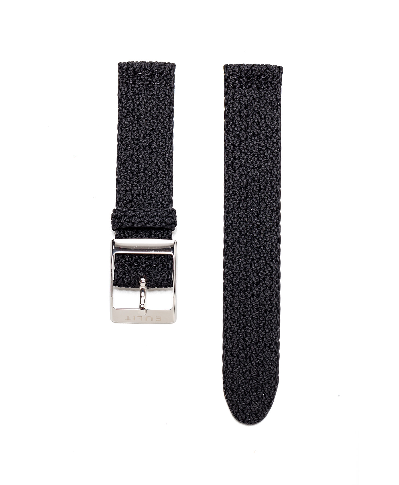 Neu hochwertiges Elysee Uhrenband Uhrenarmband Leder Black 22mm E55 