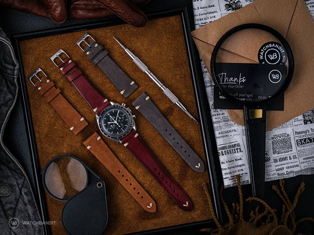 Best Omega Speedmaster Leather straps autumn style