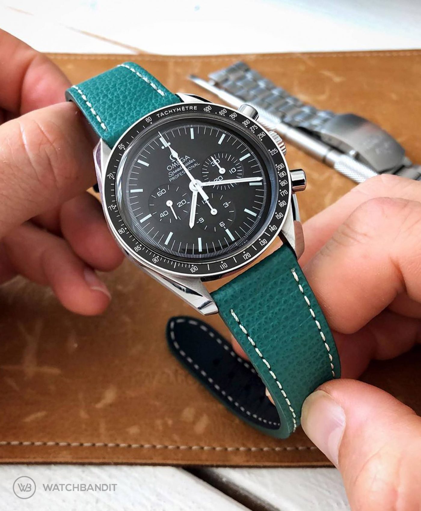 omega speedmaster canvas strap