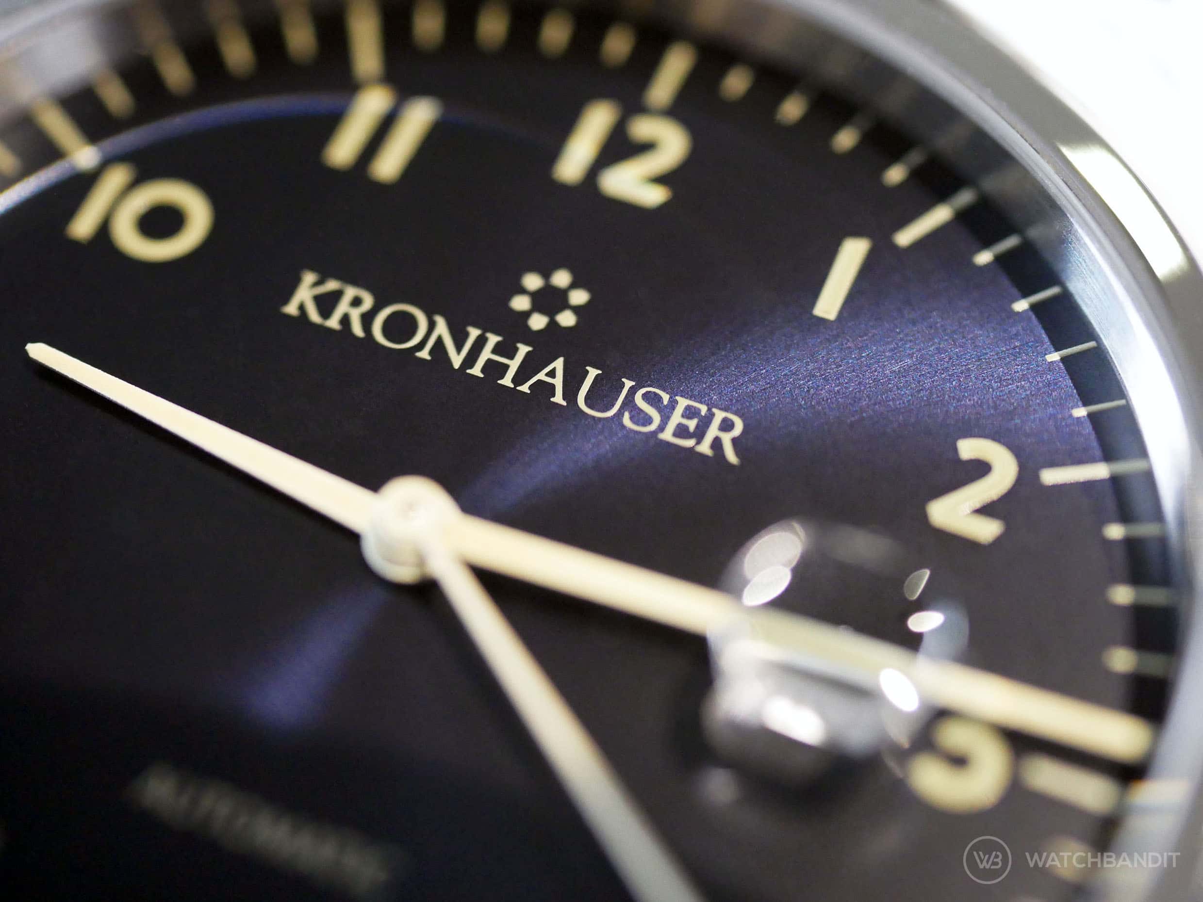 Kronhauser Blue Sunburst Dial