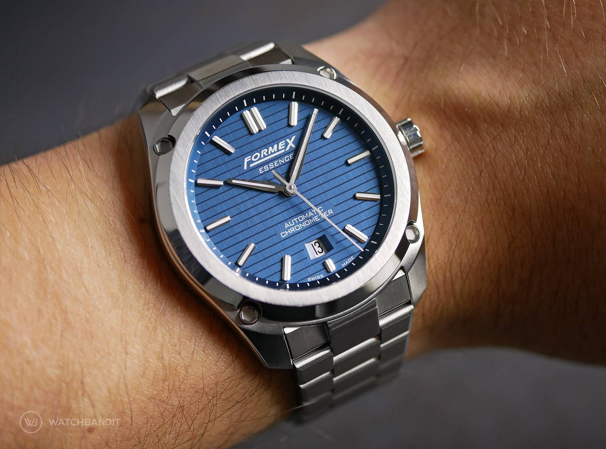 Formex Essence Chronometer Blue Wristshot