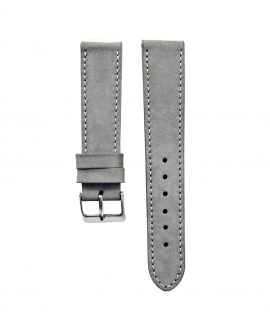 Pebro Premium Calfskin Watch Strap Grey No 582