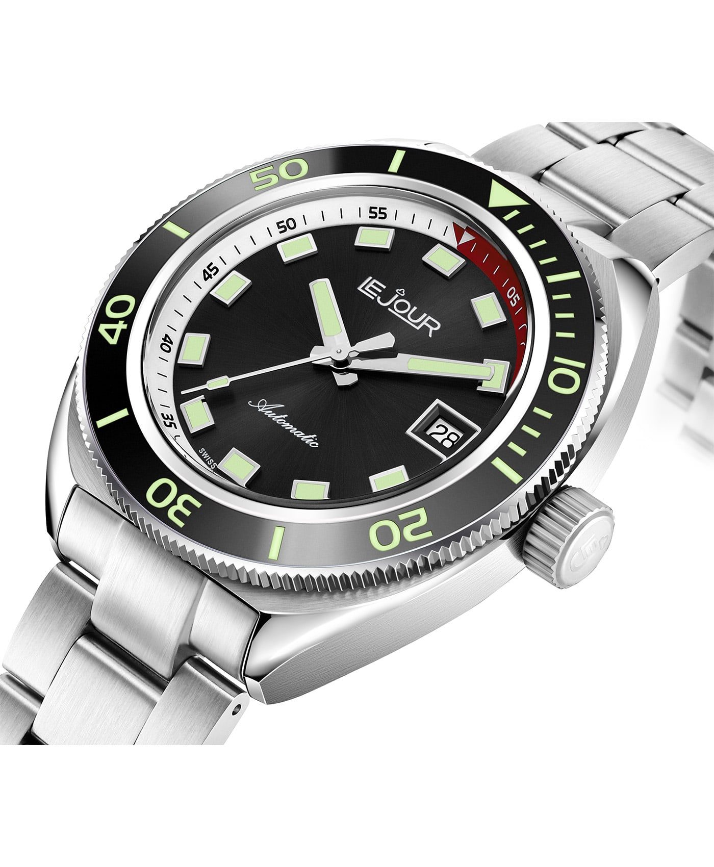 LeJour Hammerhead dive watch HH-001 side case