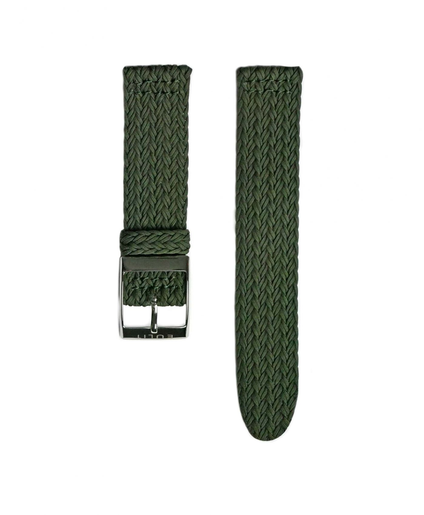 Eulit Palma Pacific Perlon Strap Olive Green 2 Pieces