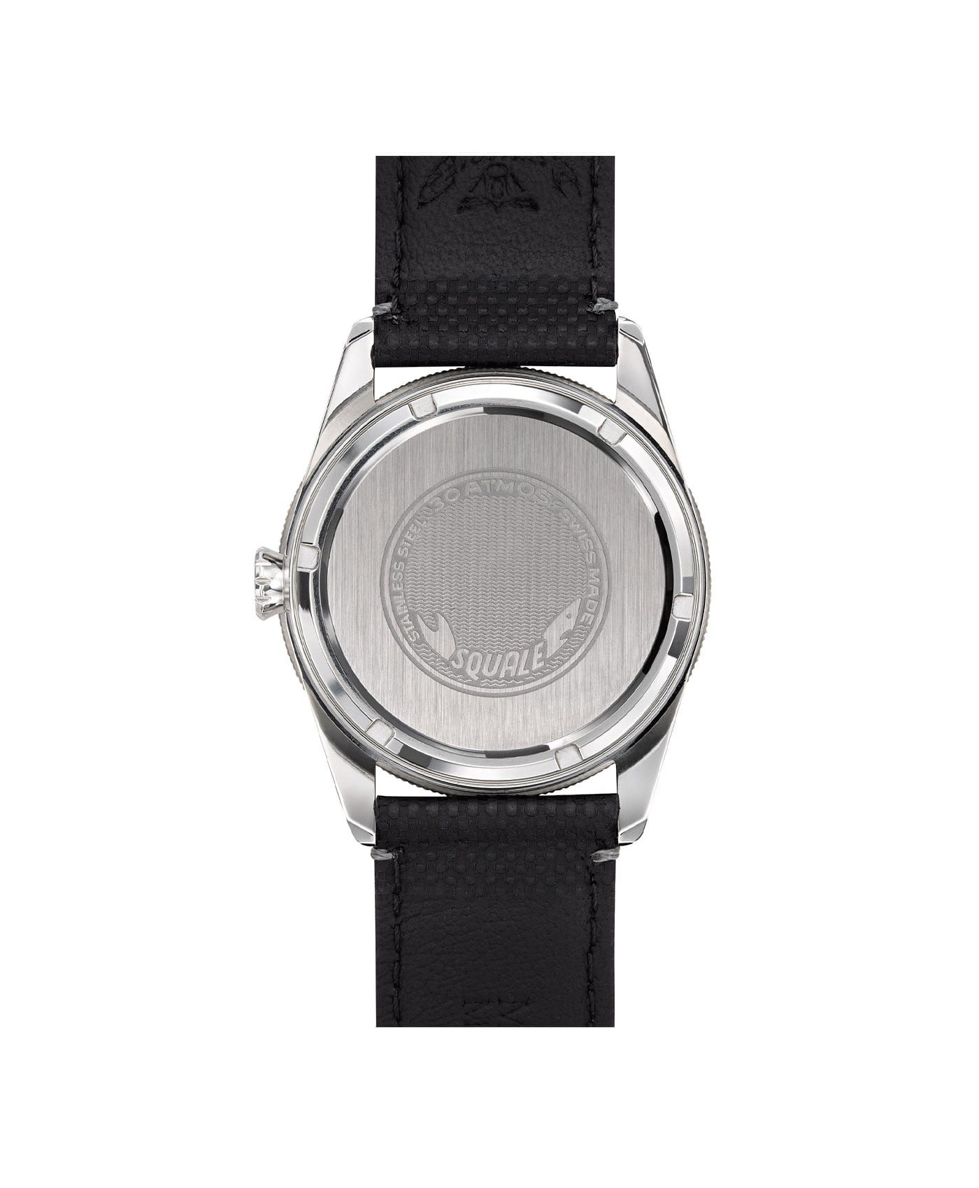 Squale SUB-39 MON black dial case back