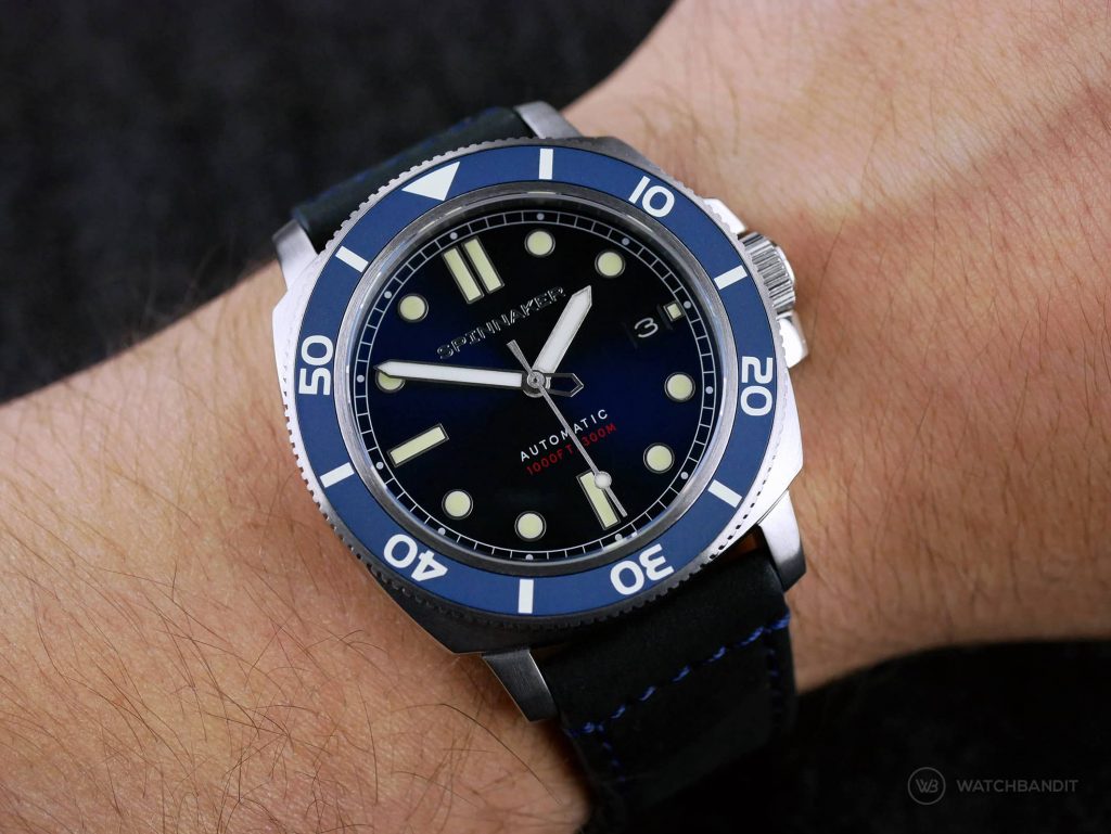 Hands On: Spinnaker – Hull Diver – Arctic Blue - SP-5088-02 - WATCHBANDIT