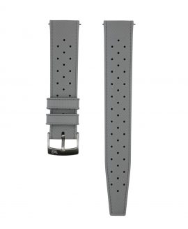 Tropical Rubber watch strap_Grey_Front