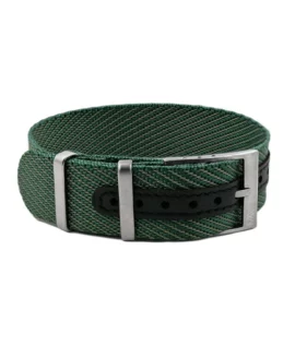 Premium Adjustable Single-Pass Nylon Strap - Petrol Green