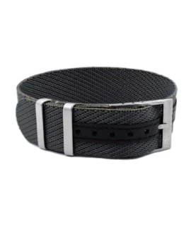 Premium Adjustable Single-Pass Nylon watch Strap – Grey | WB Original