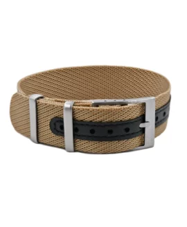 Premium Adjustable Single-Pass Nylon Strap – Khaki | WB Original