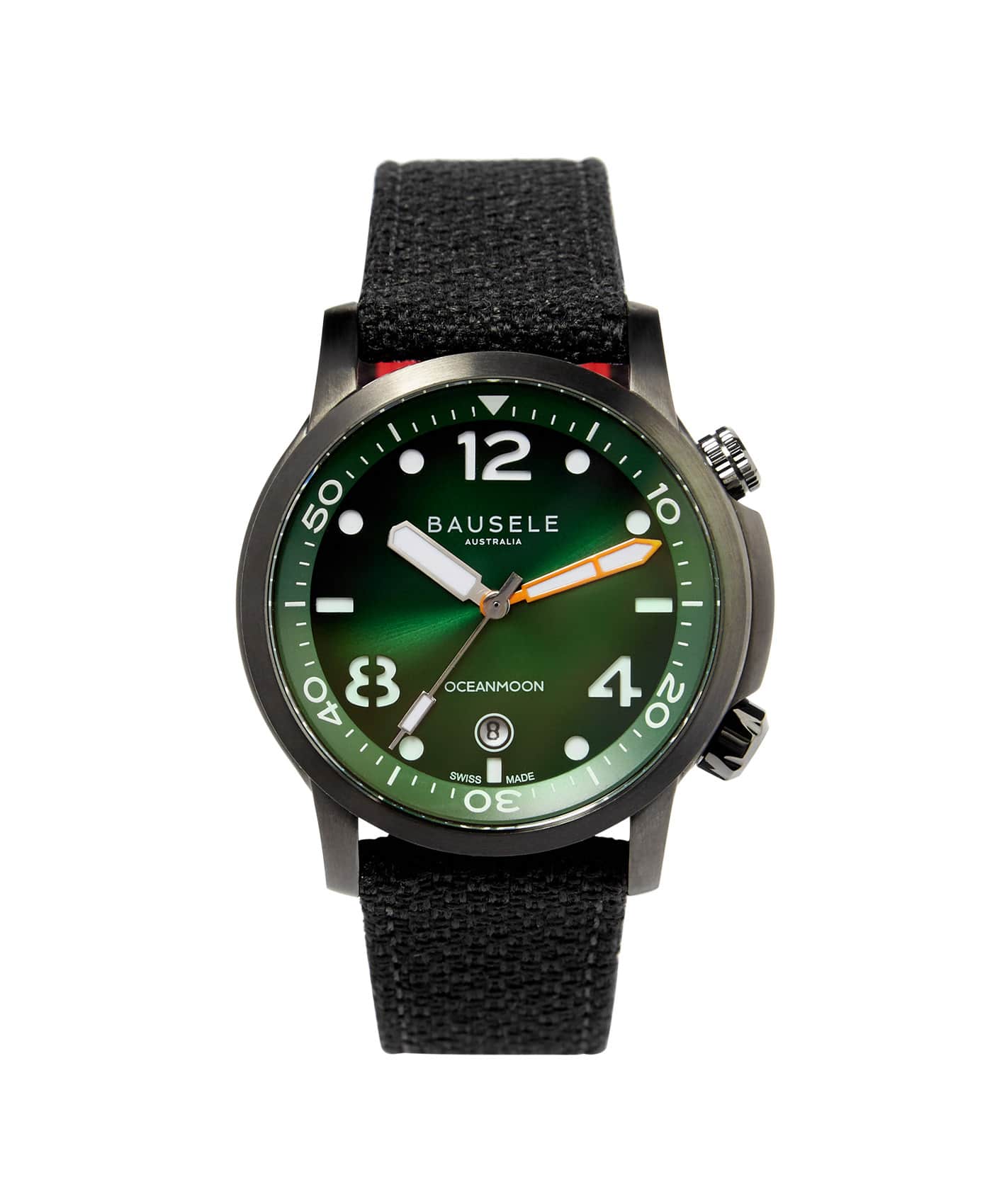 BASELE WATCHES_ Oceanmoon IV - Green - front