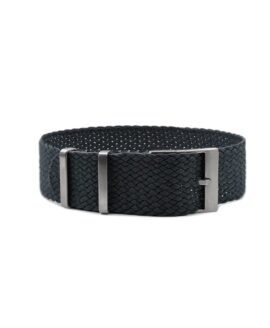 Watchbandit Premium Perlon Watch Strap - Dark Grey