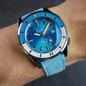 Squale - Matic - Light Blue - Classic Suede strap