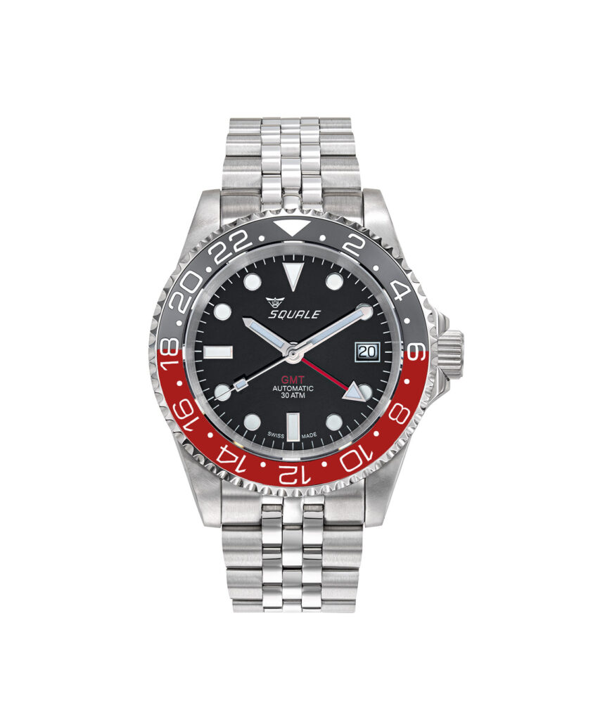 Squale 30 ATM GMT Black-Red Special Edition_Front