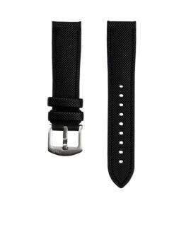 Performance Style Rubber Watch Strap – Black