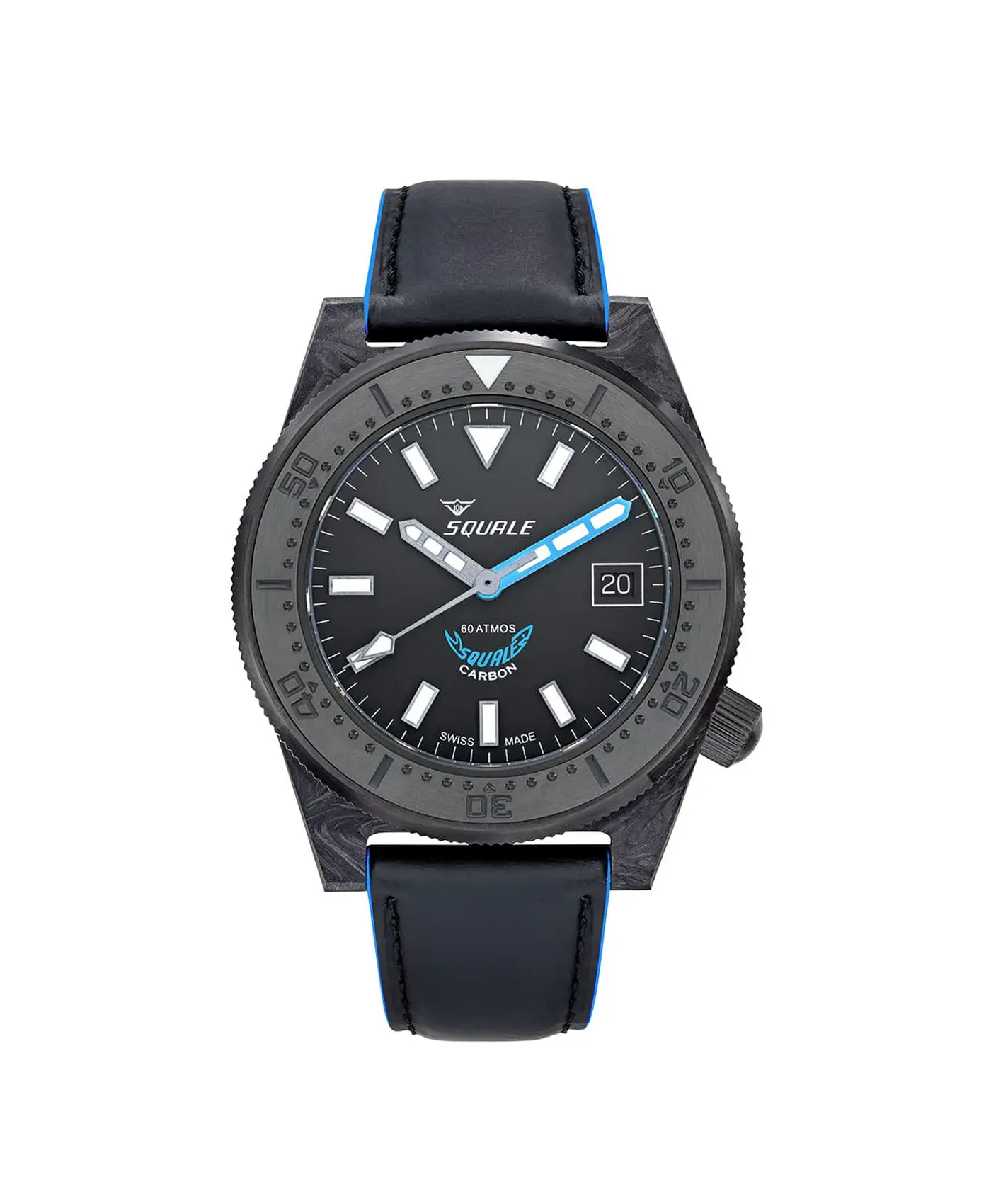Squale – 60 ATM – T-183 Forged Carbon – Blue Squale – 60 ATM – T-183 Forged Carbon – Blue
