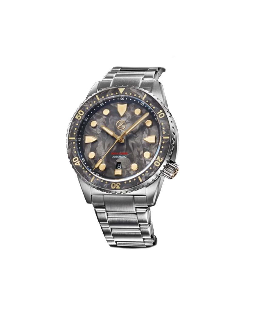 Zelos - Spearfish 40mm Diver - Forged Carbon-min