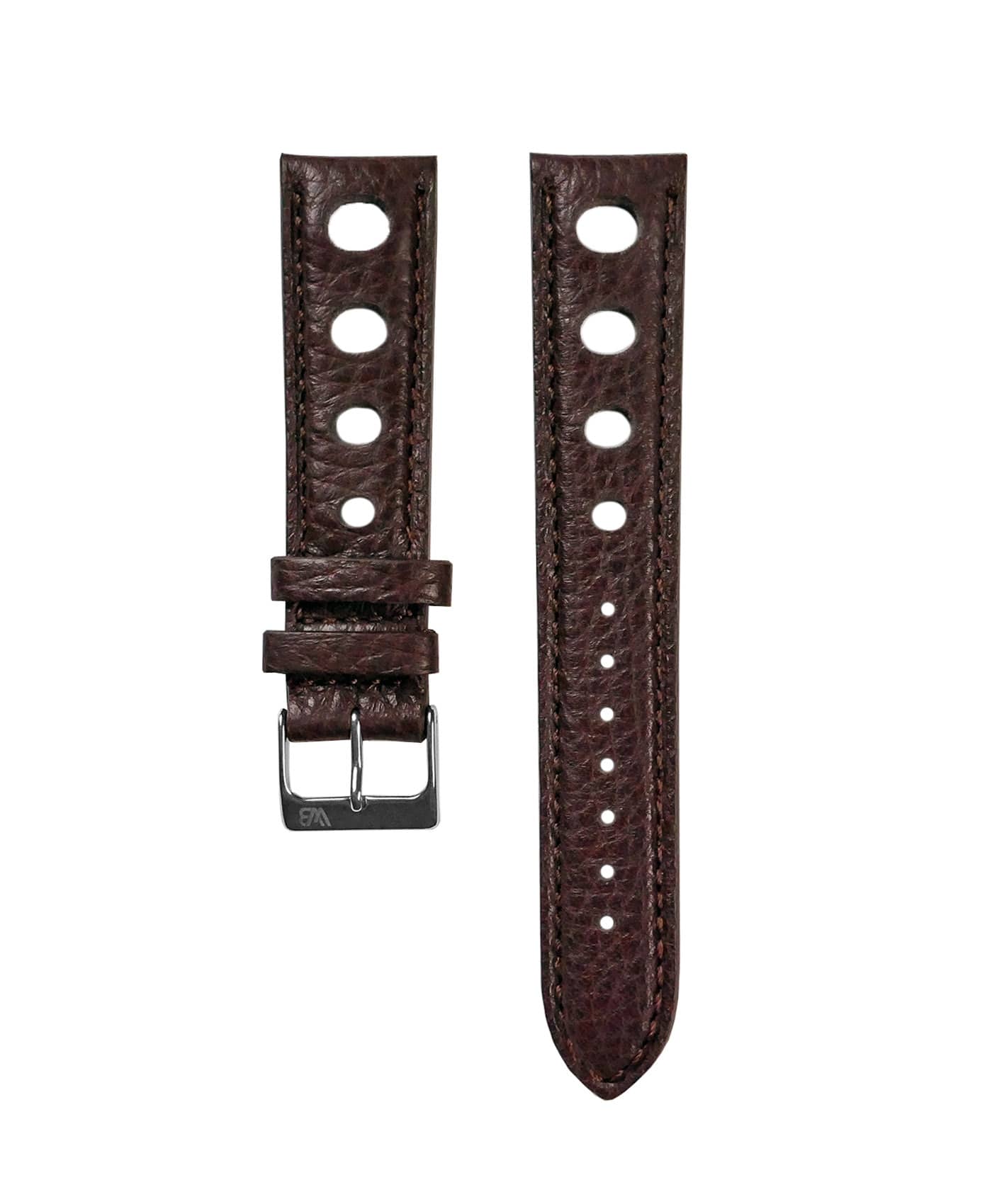 WB-classic-racing-leather-watch-strap-redbrown